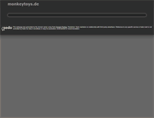 Tablet Screenshot of monkeytoys.de
